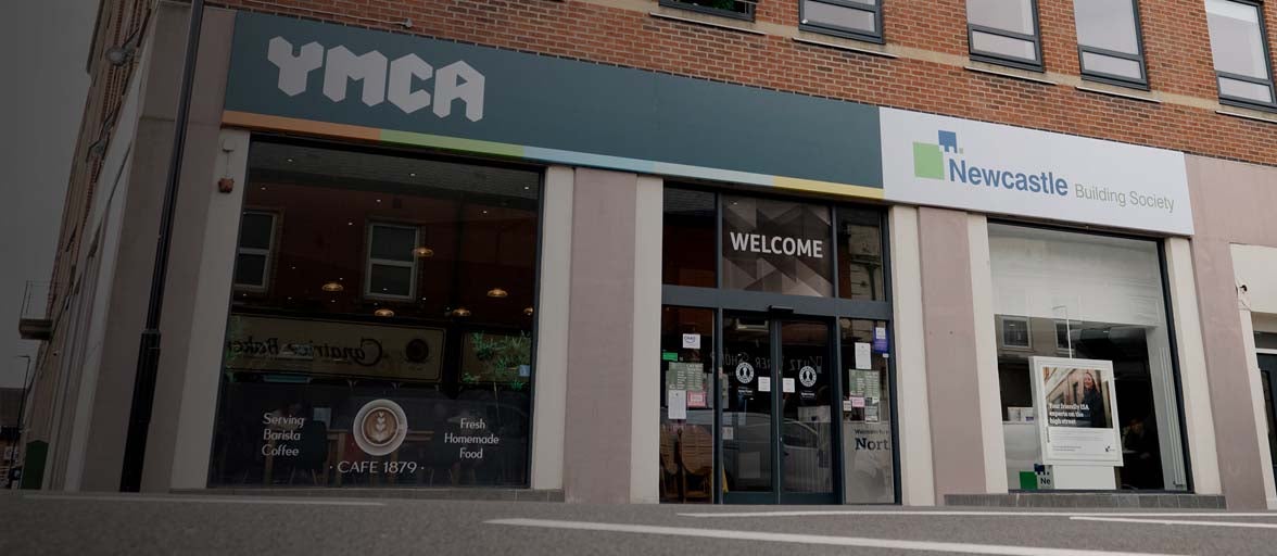 Exterior image of North Shields community branch within the YMCA North Tyneside. 