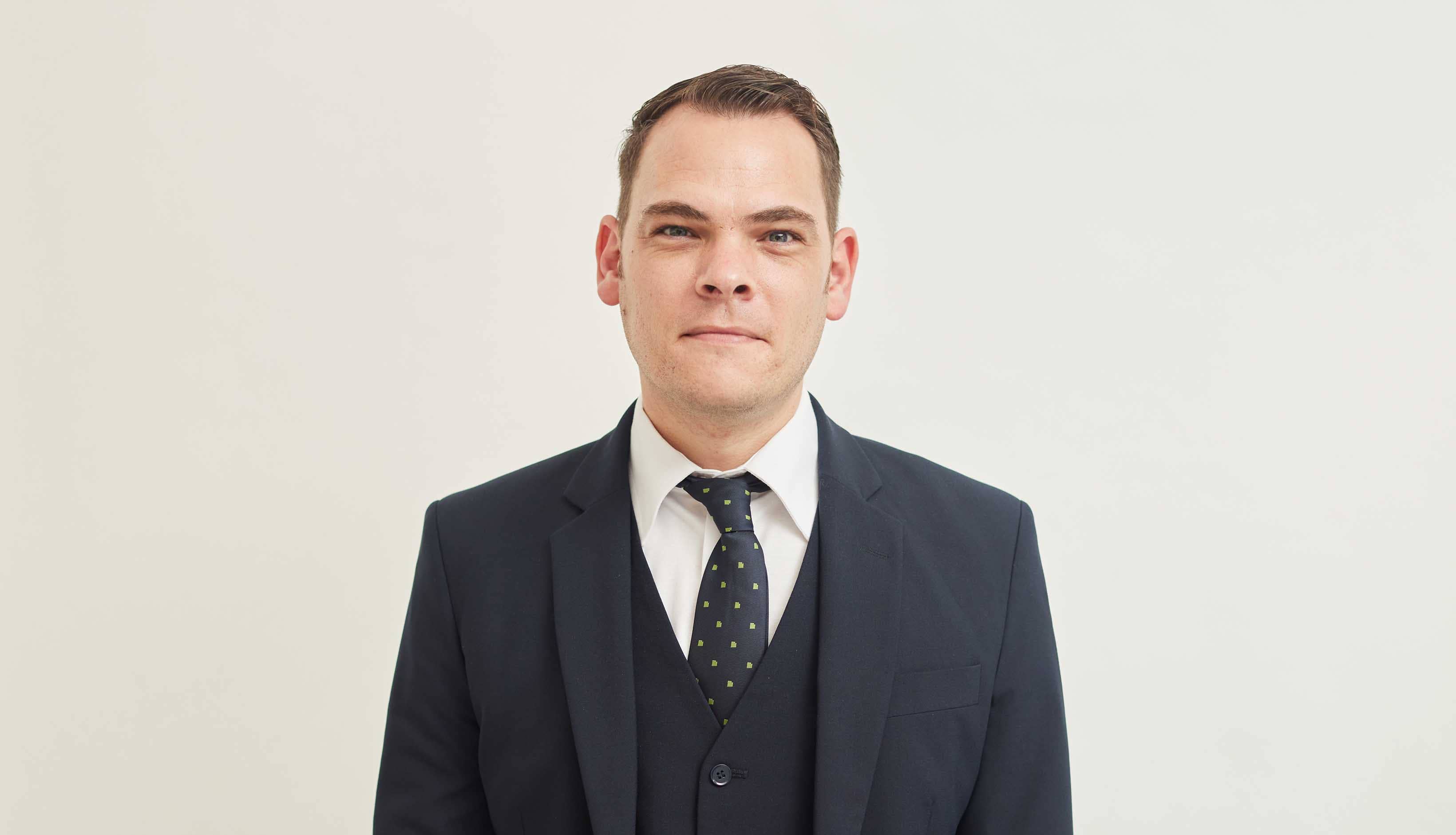 Penrith's Branch Manager, James Farish-Coombes. 