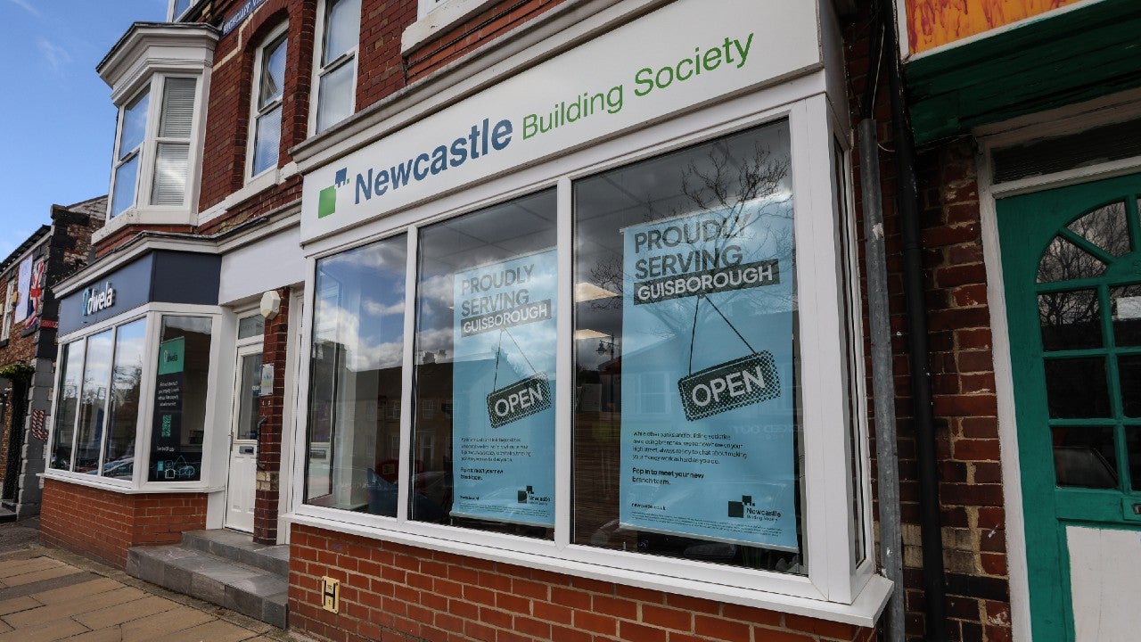 Newcastle Building Society Guisborough branch exterior