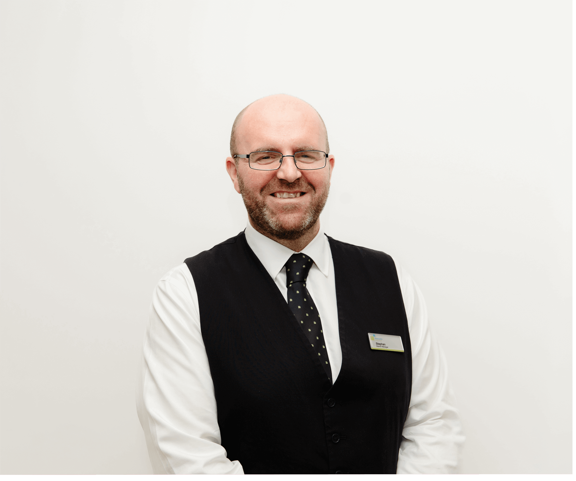 Stephen Andrews, Branch manager, smiling