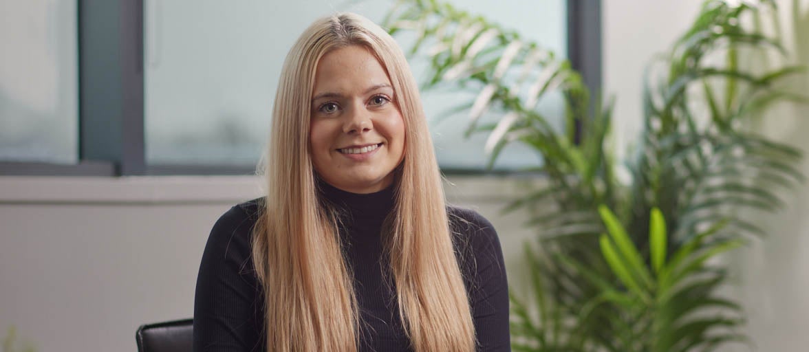 Chloe Rowe, Newcastle Financial Adviser smiling