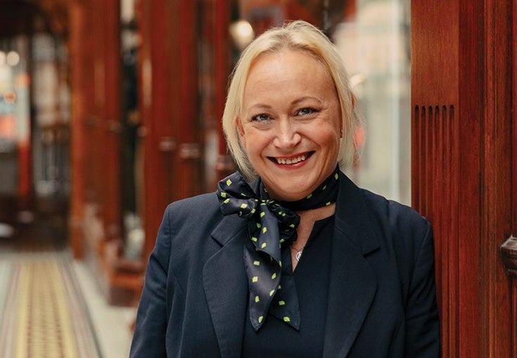 A colleague stands outside the Newcastle Northumberland branch