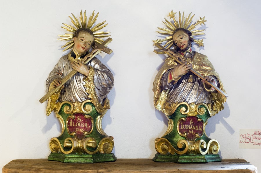 Pfarrmuseum Sand in Taufers, Statuen. Foto Ludwig Thalheimer