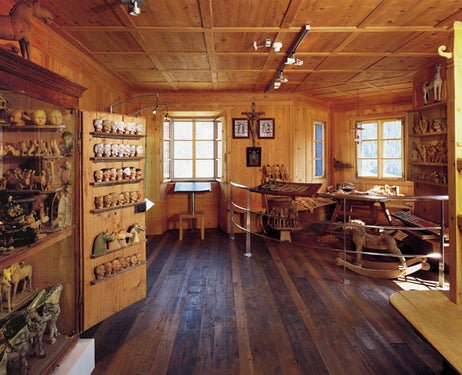 Museum Ladin Ciastel de Tor, Grödner Stube. Foto Ludwig Thalheimer