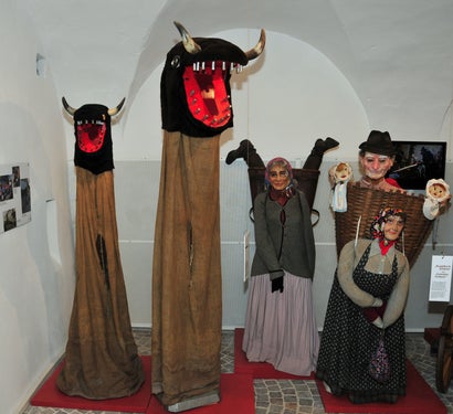 Hoamet Tramin Museum, Figuren vom Egetmann-Brauchtum