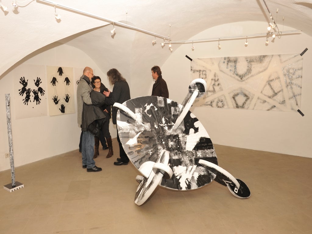 Kunstforum Unterland, opere di Markus Delago. Foto Kunstforum Unterland