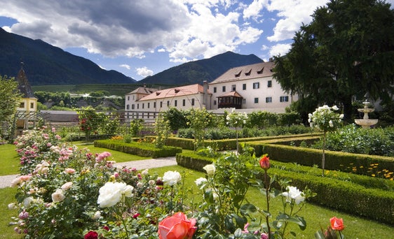Abbazia Agostiniana di Novacella, giardino storico. Foto Abbazia Agostiniana di Novacella