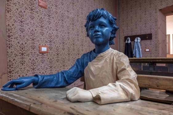 Der Ausstellungsparcours im Schulmuseum. Foto Seehauser