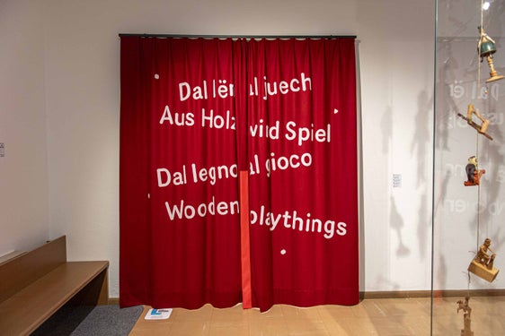 Mostra Dal legno al gioco. Foto Museum Gherdëina, Diego Moroder