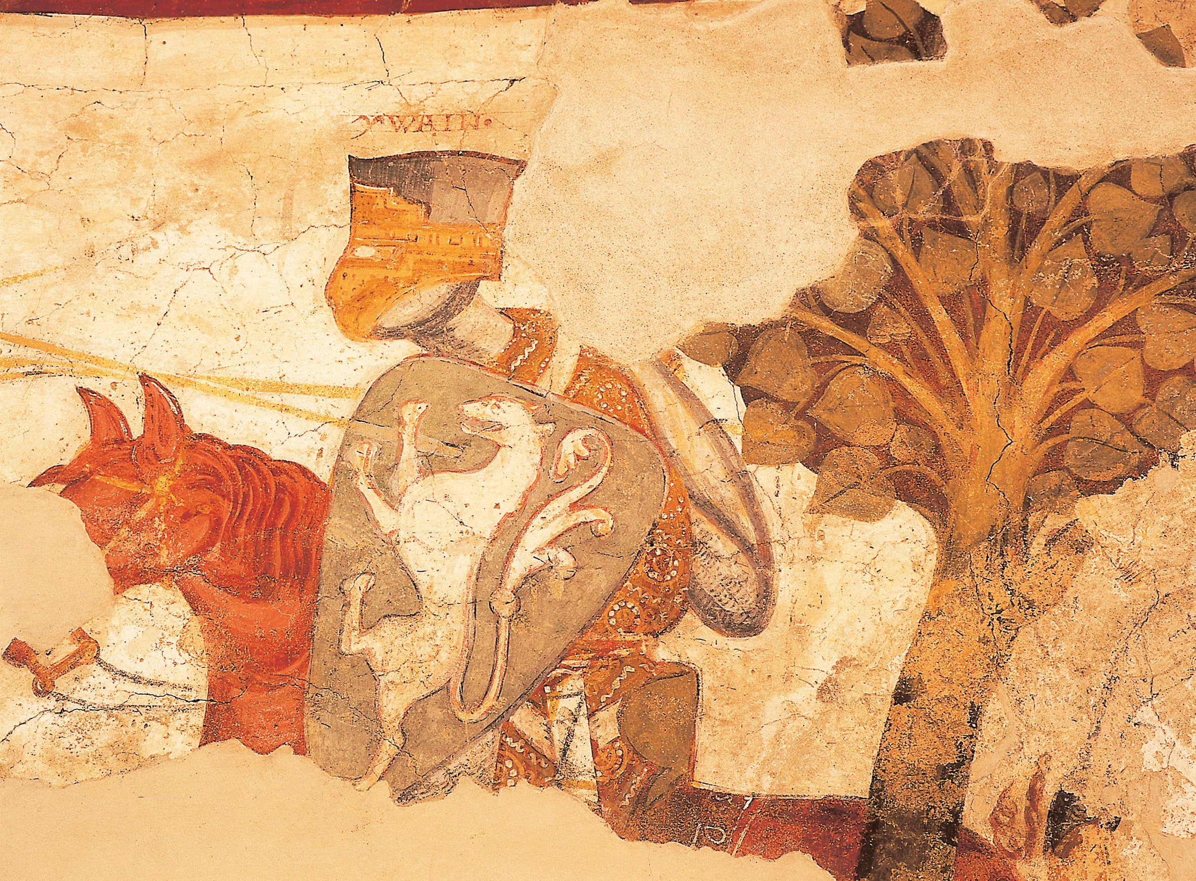 Castel Rodengo, affreschi del ciclo di Ivano. Foto Castel Rodengo