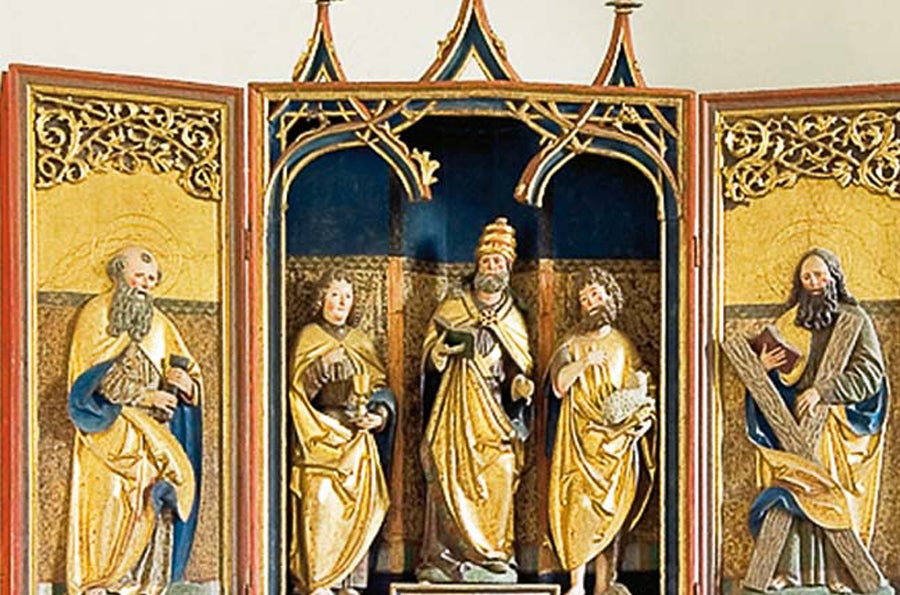 Museo parrochiale di Fiè, opera religiosa. Foto Ludwig Thalheimer