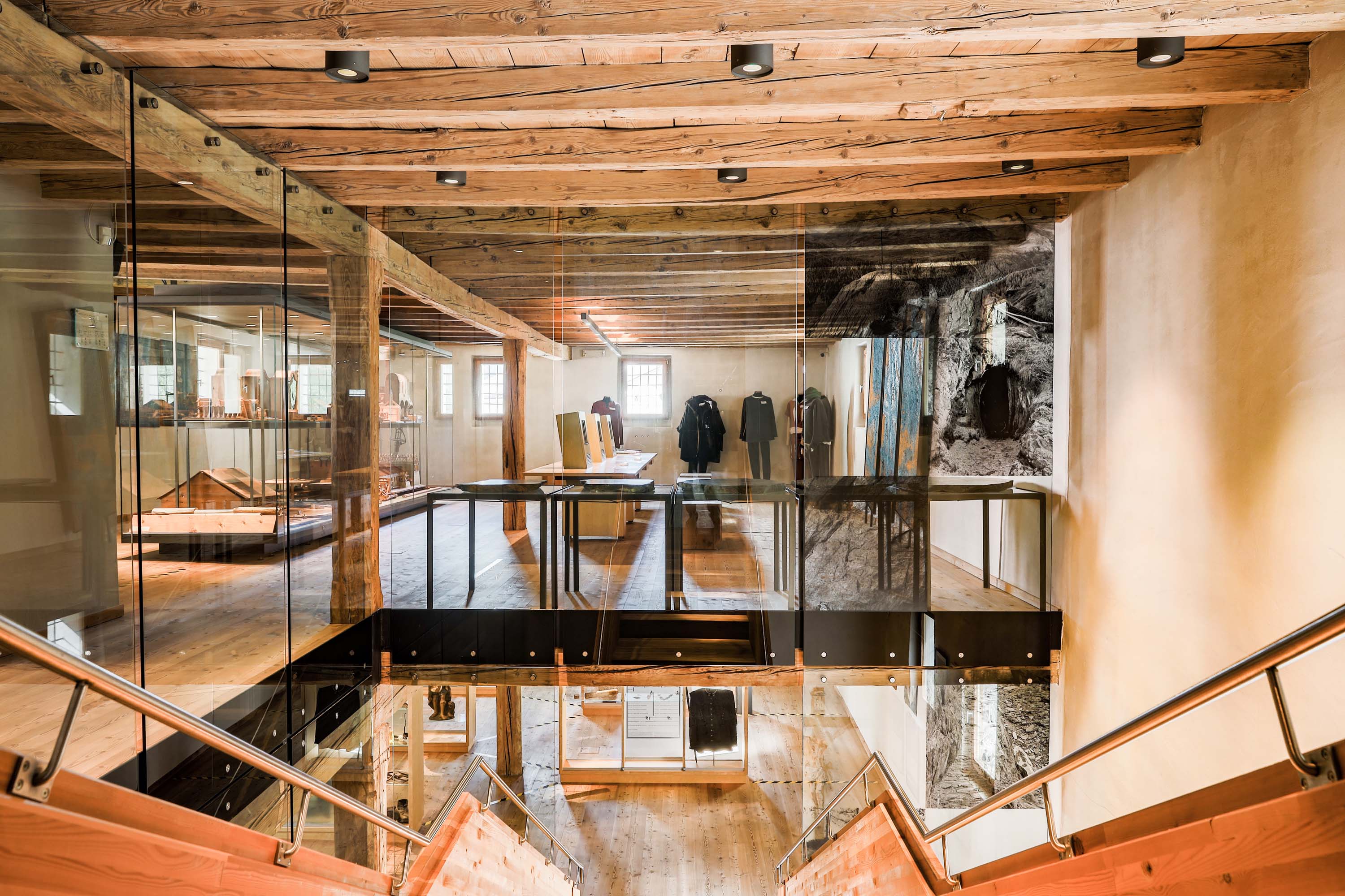 Steinhaus, Dauerausstellung. Foto Alan Bianchi