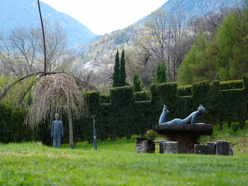 Skulpturen-Garten. Foto Familie Pfeil