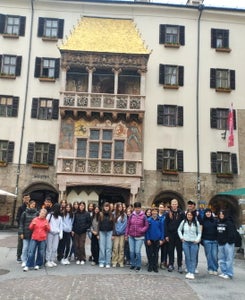 1. Klasse Lehrfahrt Innsbruck. Foto: FS Tisens