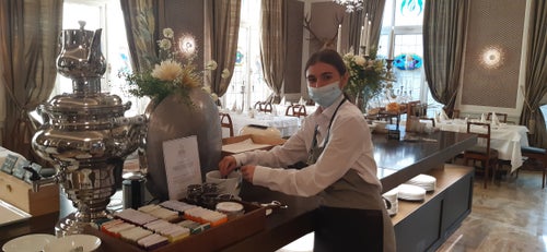 Bojana Kitanova im Hotel Europa,Meran. Foto: FS Tisens