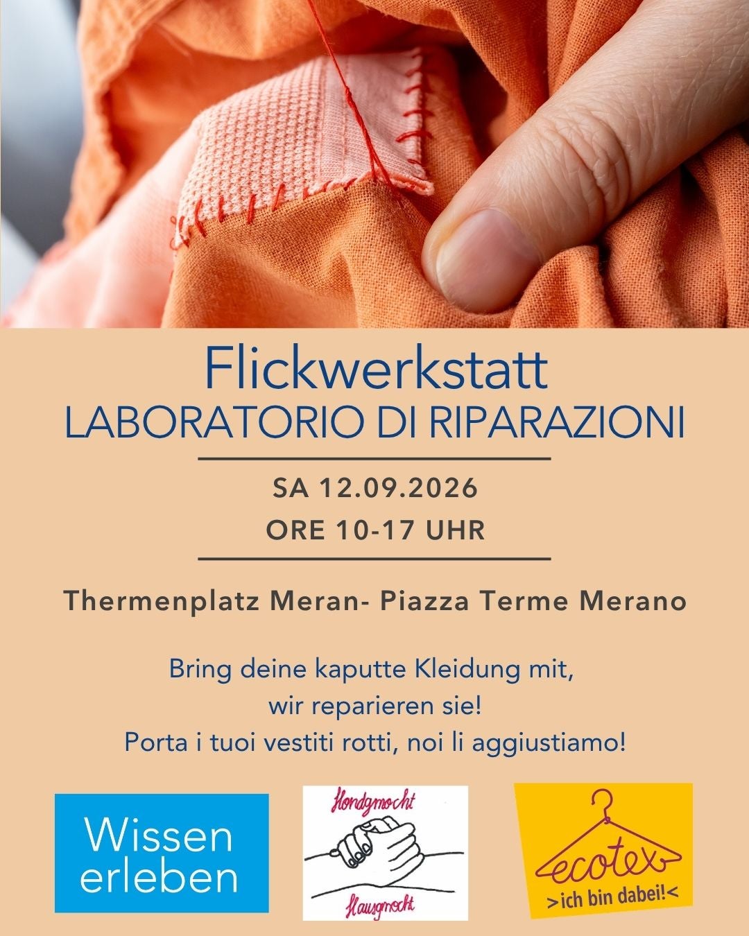 Flickwerkstatt bei Ecotex
