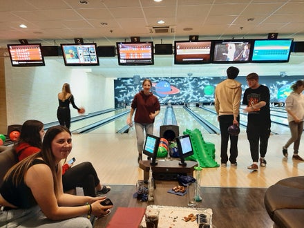 Dreiländer-Begegnung beim Bowlen in Düsseldorf. Foto: FS Tisens.