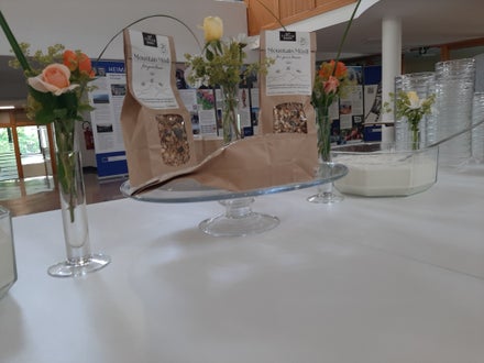 Jause mit Mountain Müsli Foto FS Tisens