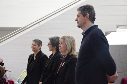 Preisverleihung Wettbewerb politische Bildung 2. Klasse. Foto: FS Tisens