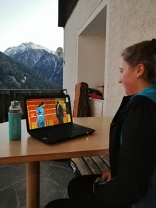 Theatertag online: Unterholzner Marion, Schülerin der Fachschule Tisens