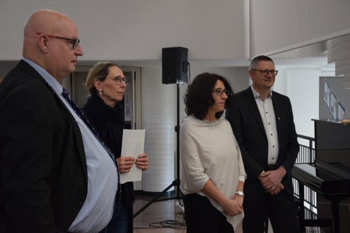 Preisverleihung Wettbewerb politische Bildung 2. Klasse. Foto: FS Tisens