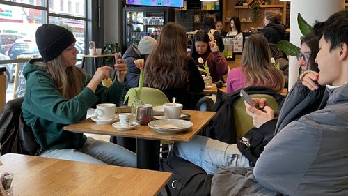 Schüleraustausch mit Partnerschule in München. Foto: FS Tisens