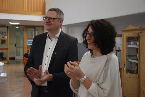 Preisverleihung Wettbewerb politische Bildung 2. Klasse. Foto: FS Tisens