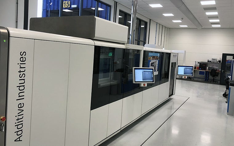 K3Dの施設に設置されたAdditive Industries社の3DプリンターMetalFAB1