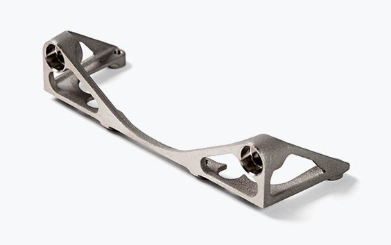 A titanium 3d printed bracket by Bradford Space