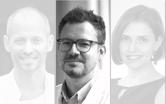 Headshots of guests of the Medical 3D Players podcast with Tom Depuydt highlighted