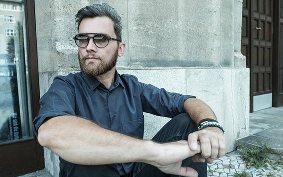 Eyewear designer Fabian Hofmann wearing sunglasses from his brand NEON Berlin