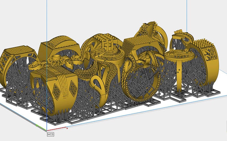 Gold Standard for Jewelry Design with 3D Printing Software