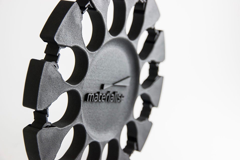 Ein mit dem HP Multi Jet Fusion-Drucker 3D-gedruckter Kabelorganisator