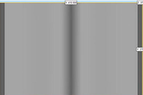 3D design of blank pages of a book