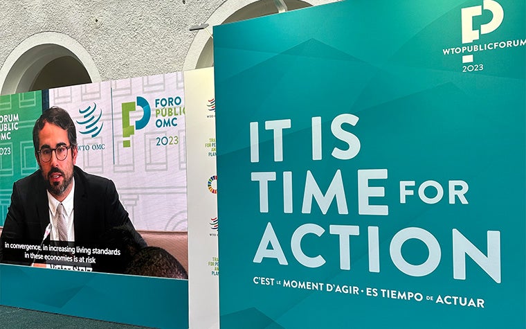 2023 Public Forum organized by the World Trade Organization (WTO)