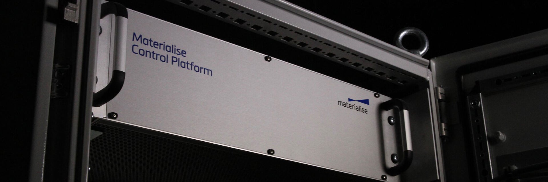 Materialise Control Platform hardware inside of a 3D printer