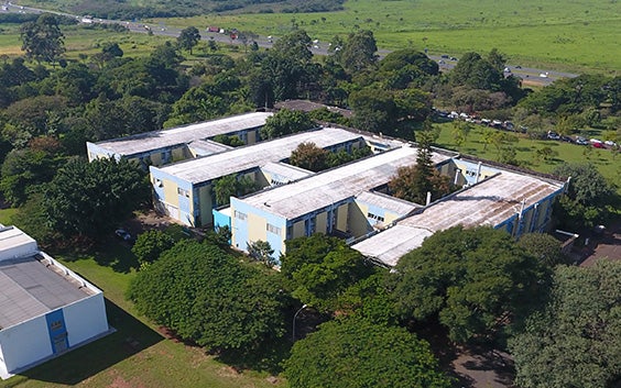 Bird's eye view of the Renato Archer Center