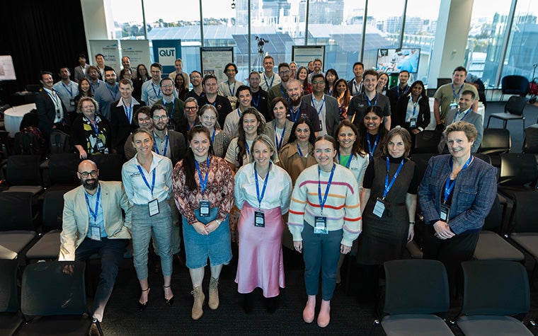 Group picture of the attendees at the 3D Printing in Hospitals Forum Australia 2024