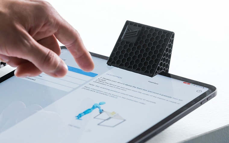 Tiger Scanner Materialise SAM — 3D Foot Scanning App