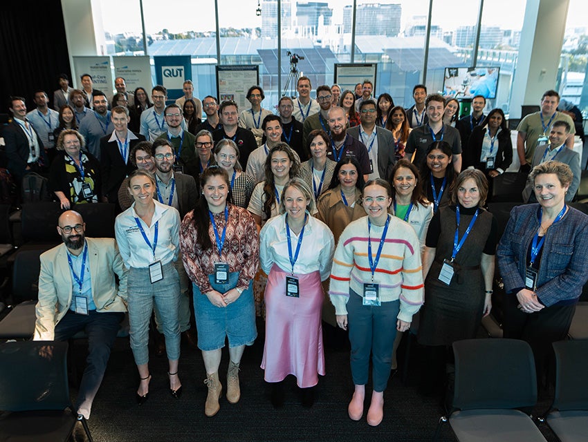 Group picture of the attendees at the 3D Printing in Hospitals Forum Australia 2024