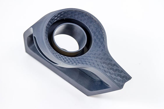 Close-up of part 3D printed using Taurus 