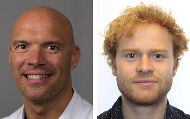 Headshots of Prof. Nicolas Van Mieghem and Dr. Joris Ooms 