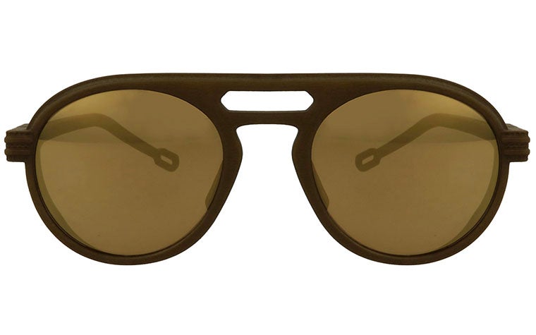 Black sunglasses with tinted lenses