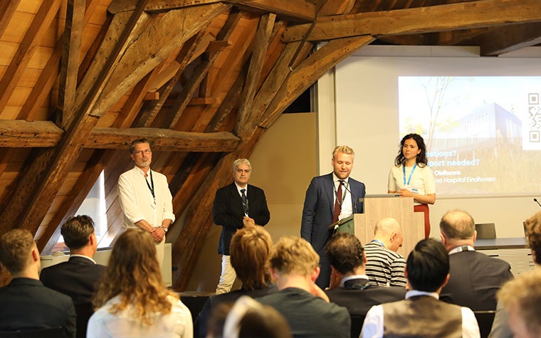 Dr. Jules Olsthoorn presenting at the 3D Printing in Hospitals Forum 2023