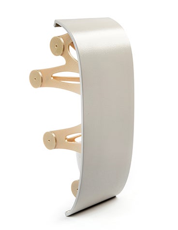 External view of a 3D-printed spacer part for Airbus