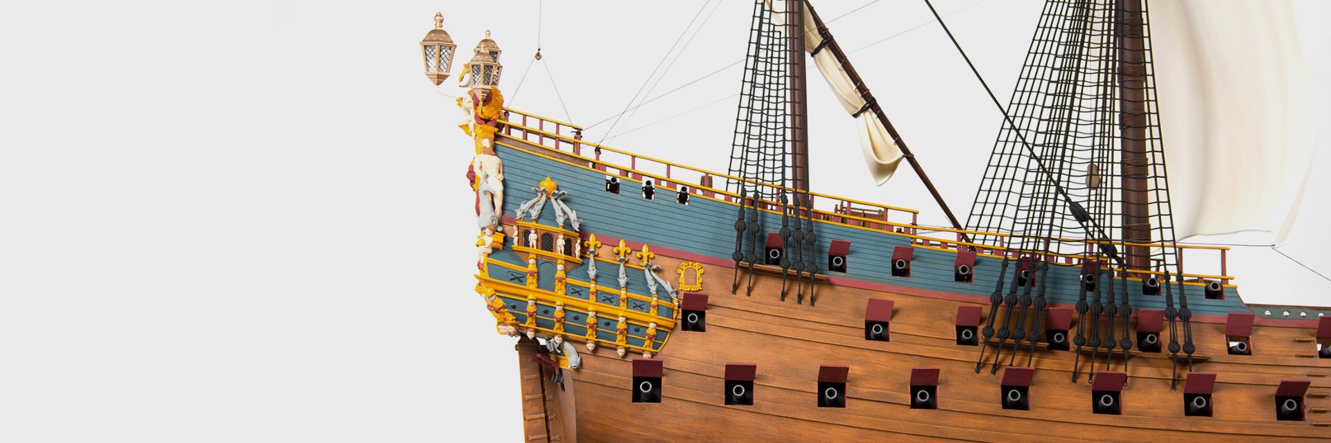 3D-printed replica of the Seven Provinces ship