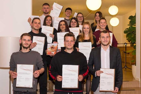 Diplomfeier Lehrlinge Gutenberg