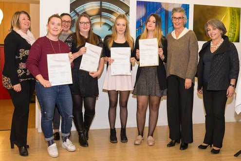 Diplomfeier Lehrlinge Gutenberg