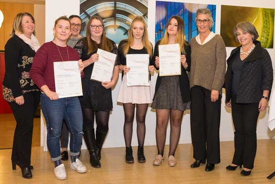 Diplomfeier Lehrlinge Gutenberg