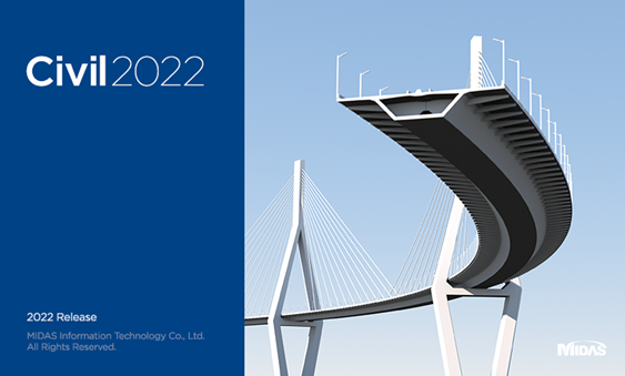 Nová verze - midas Civil 2022 (v1.1) 